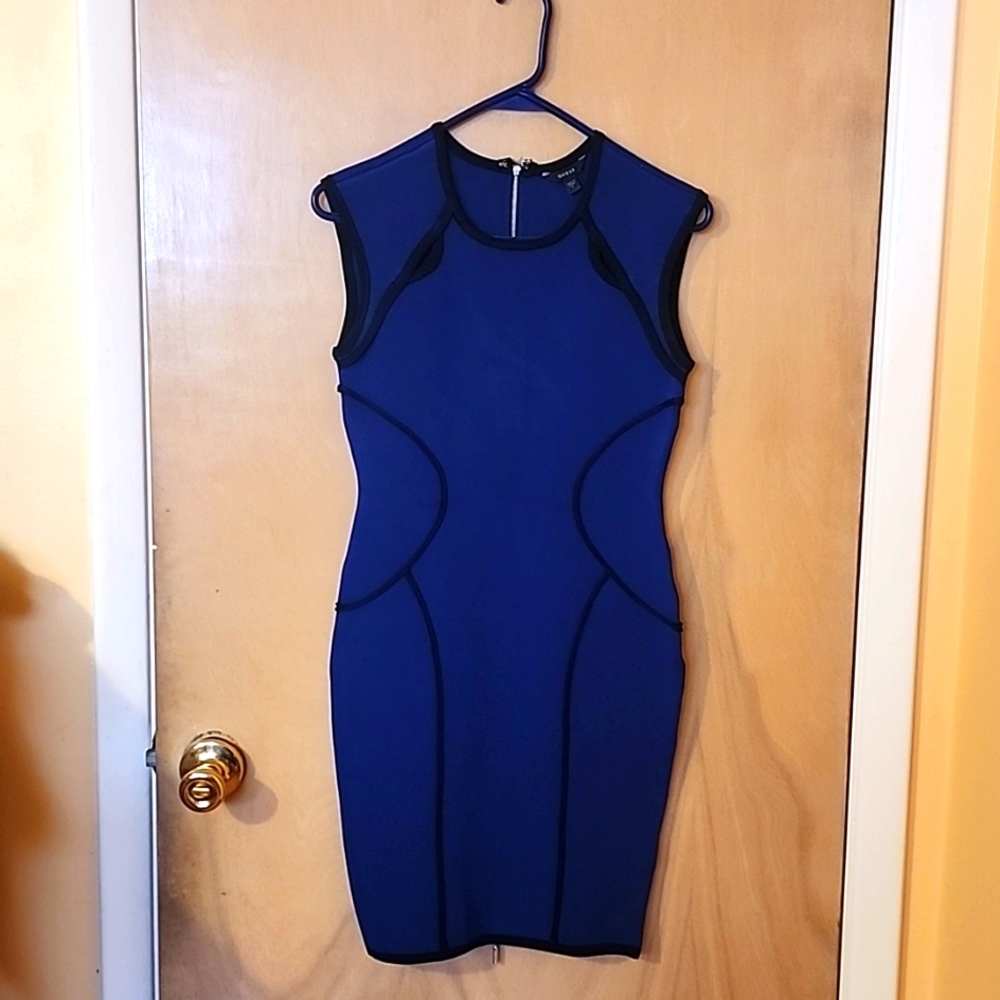 Guess blue and black dress size S